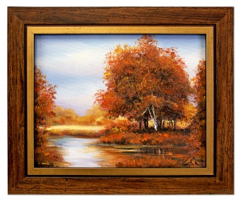 Autumn landscape Handwork Oil paintings Paintings Canvas Oil painting Image G119028