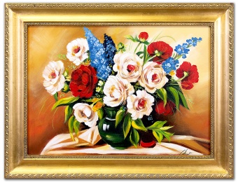 Flower bouquet handmade oil paintings canvas oil painting picture G01906