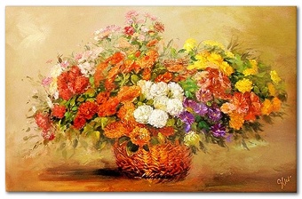 Bouquet Handmade Oil Paintings Canvas Oil Painting Picture G119105