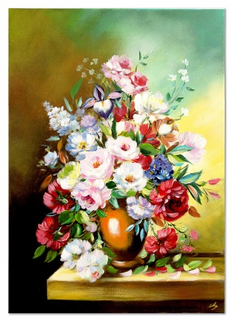 Flower bouquet handmade oil paintings canvas oil painting picture G119658