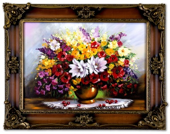 Bouquet Handmade Oil Paintings Canvas Oil Painting Picture G118597