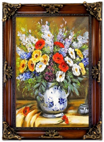 Bouquet Handmade Oil Paintings Canvas Oil Painting Picture G97421