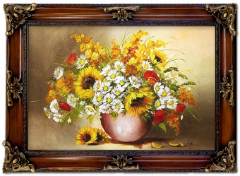 Bouquet Handicraft Oil Paintings Paintings Canvas Oil Painting Picture G93905