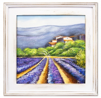 Lavender field handmade oil paintings canvas oil painting picture G120398