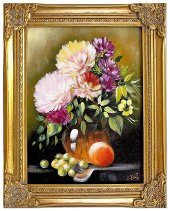 Bouquet Handmade Oil Paintings Paintings Canvas Oil Painting Picture G120298