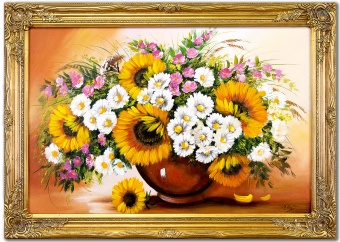 Flower bouquet handmade oil paintings canvas oil painting picture G03968