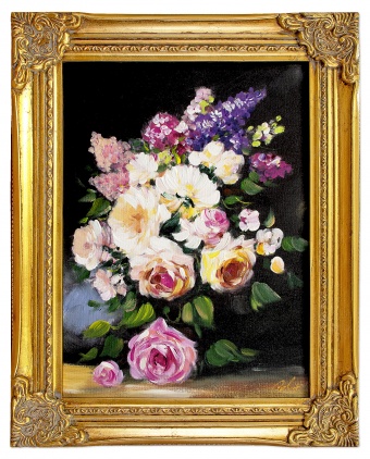 Flower bouquet handmade oil paintings canvas oil painting picture G03381