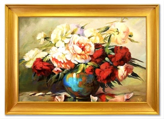 Bouquet Handicraft Oil Paintings Canvas Oil Painting Picture G94176