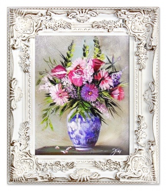 Flower bouquet handmade oil paintings canvas oil picture image G05259