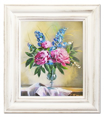 Bouquet Handmade Oil Paintings Canvas Oil Painting Picture G06648