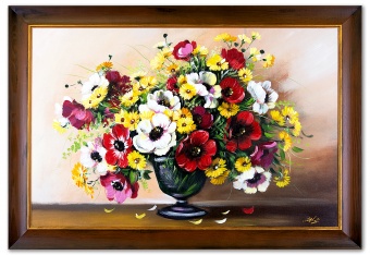 Bouquet Handmade Oil Paintings Canvas Oil Painting Picture G05381