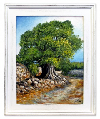 The old tree handmade oil paintings canvas oil painting picture G16718