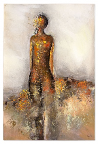 "The Golden Silence" Handwork Oil Paintings Canvas Oil Painting G118942