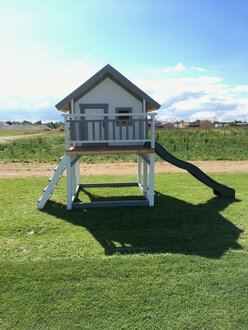 Playground play tower tower tree house swing slide hut children\'s house