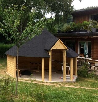 Hut Grill Grillkota Hut Roofing House Finnish 16.5 m² Kota