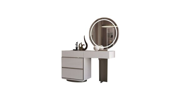 Vanity Table Set Console Mirror Bedroom Furniture Design Stool Set