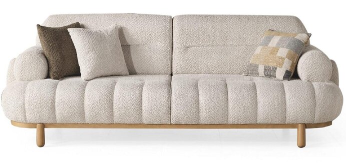 Three-seater sofa couch upholstered sofa three-seat lounge couch upholstered furniture.