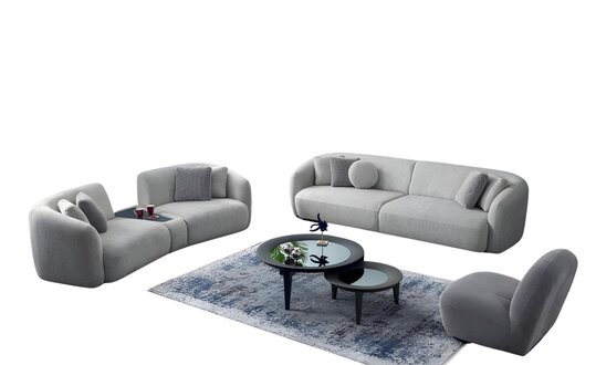 Living room set furniture upholstery sofa couches sofa set 4+3+1 sets