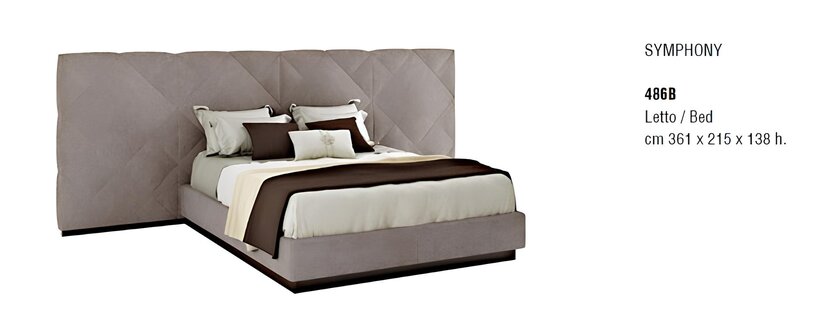 Double bed Bizzotto furniture bed design bedroom Italian furniture new