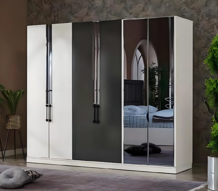 Wood furniture installation wardrobe bedroom luxury cabinet