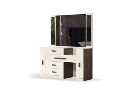 Bedroom wooden furniture luxury makeup table with mirror modern design