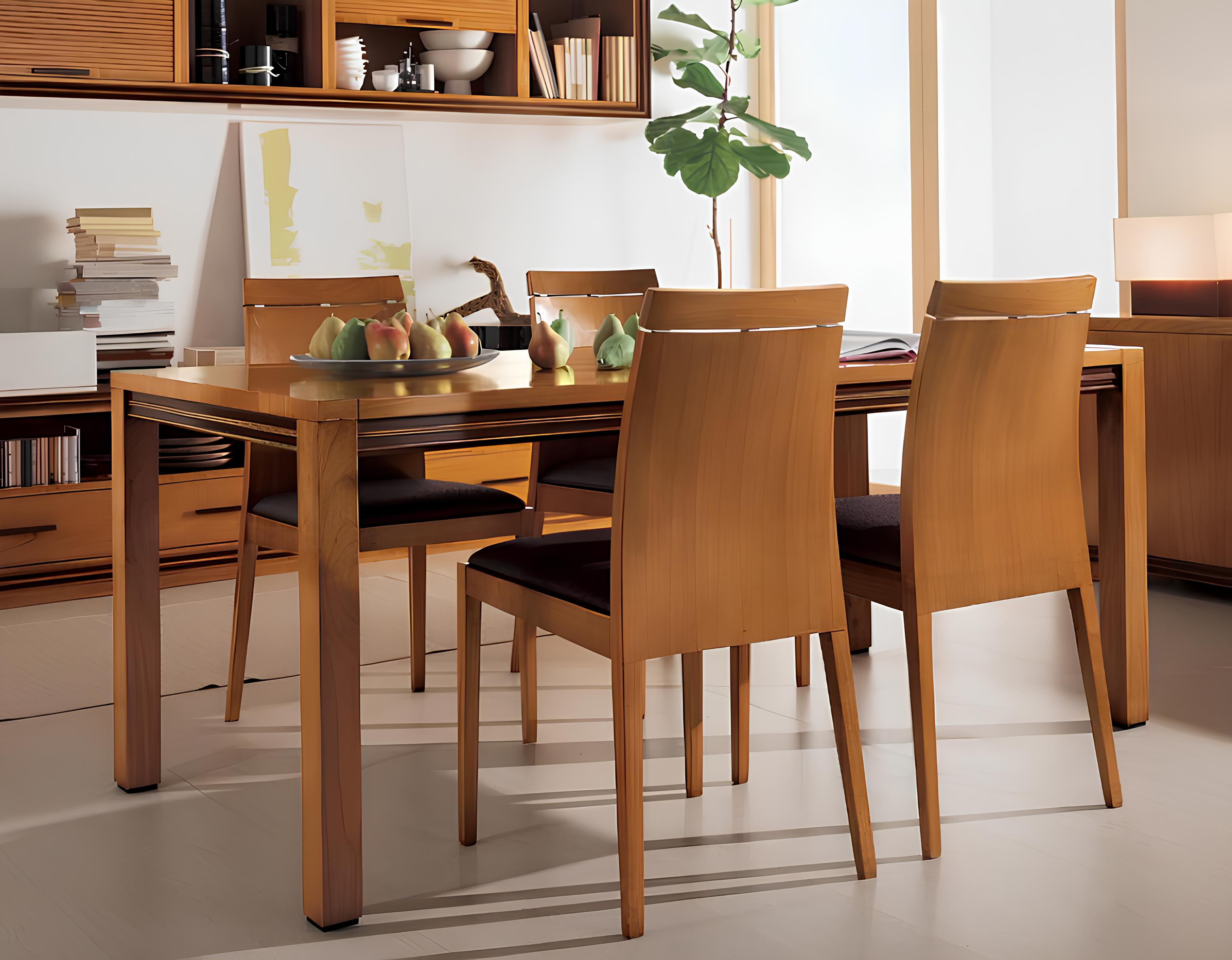 Dining table modern style solid wood furniture Italian tables dining tables wooden tables