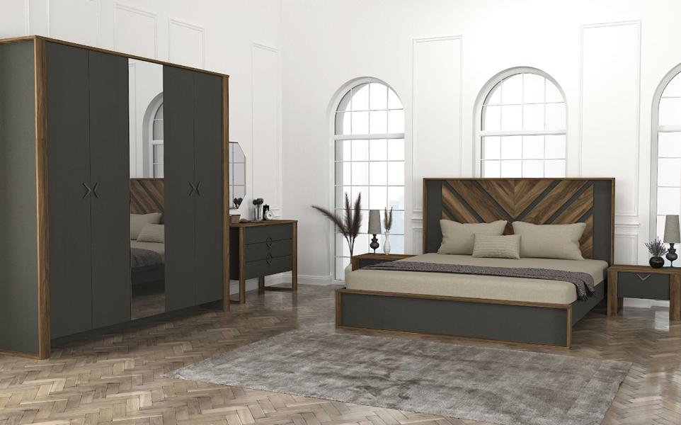 Bedroom furniture Bedroom set complete modern 5-piece