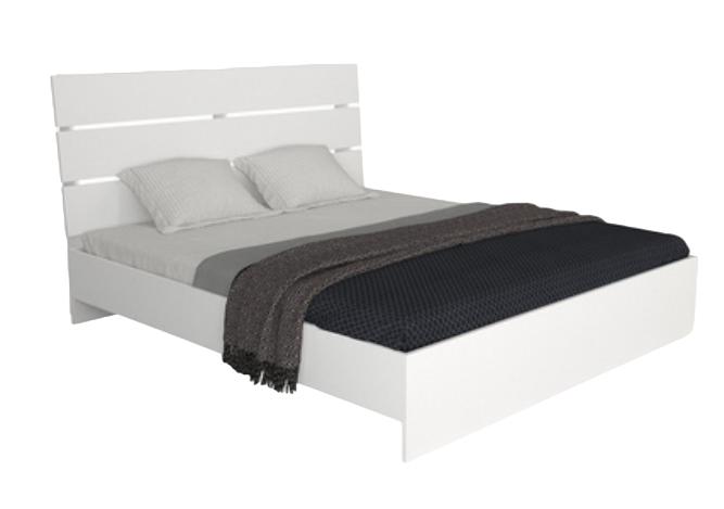 Modern upholstered bed bed frame double bed 180x200 white marriage bed