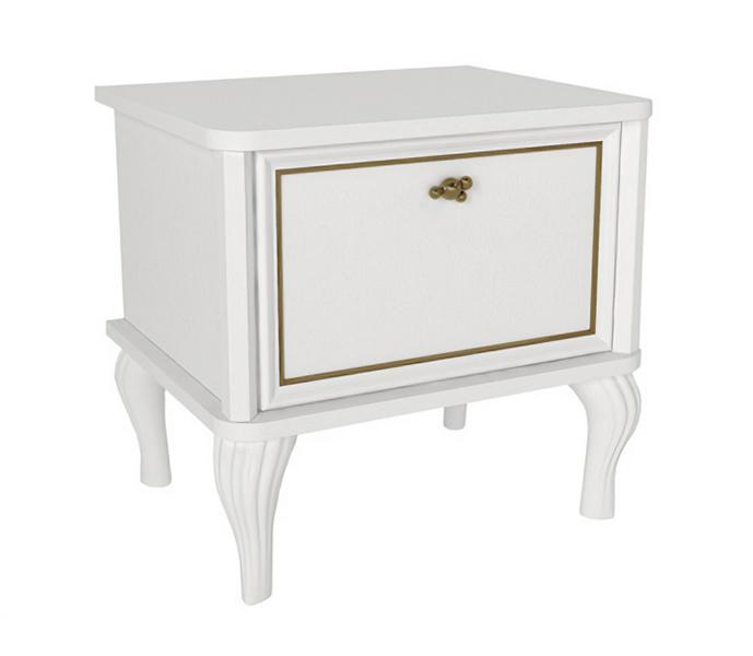 Nightstand Wood Table Night Console Night Tables Furniture White Side Table