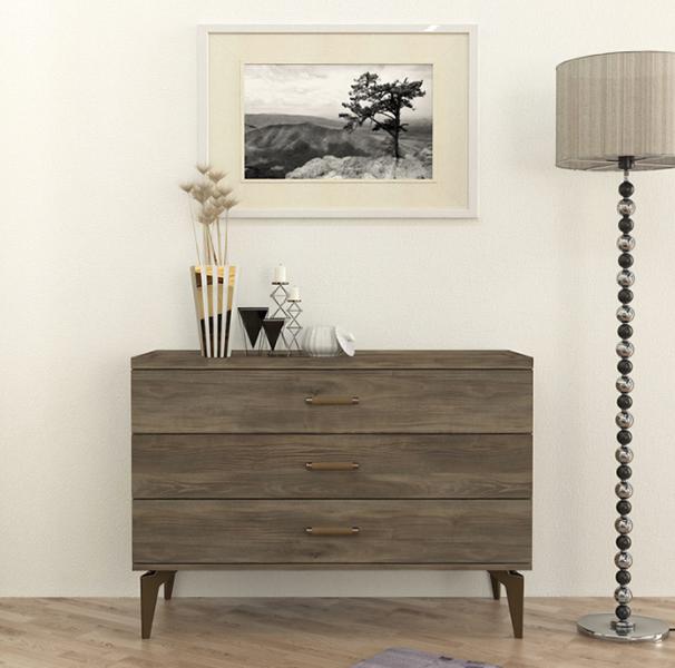 Bedroom dresser modern style elegant furniture black wooden furniture