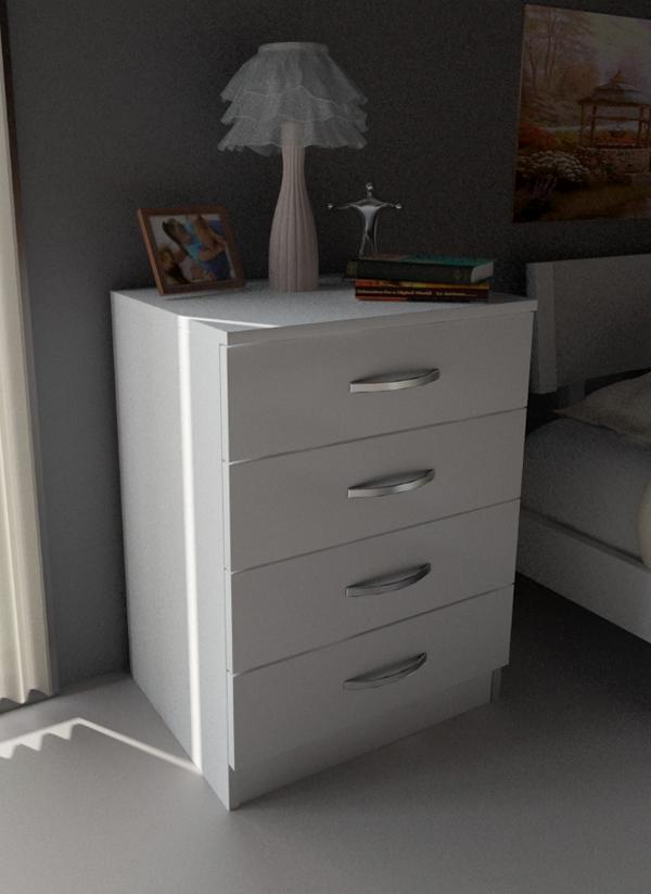 Luxury Dressers Stylish White Modern Furniture Bedroom Wood Sideboard