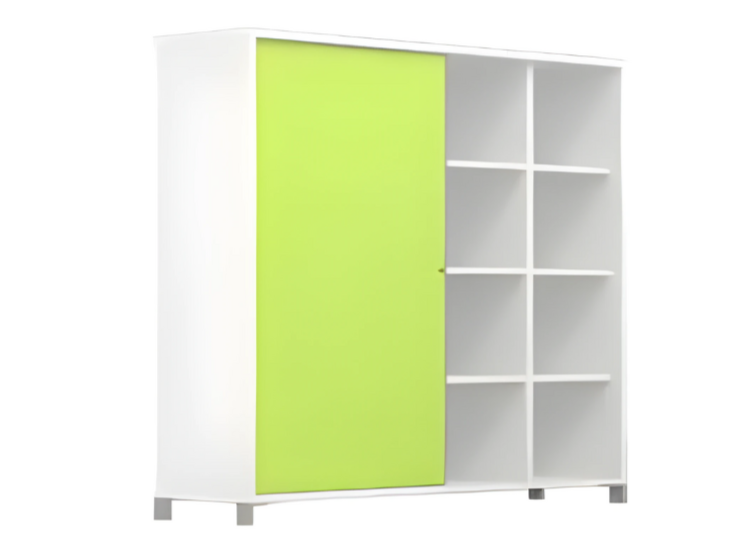 Stylish white green filing cabinet luxurious document cabinet