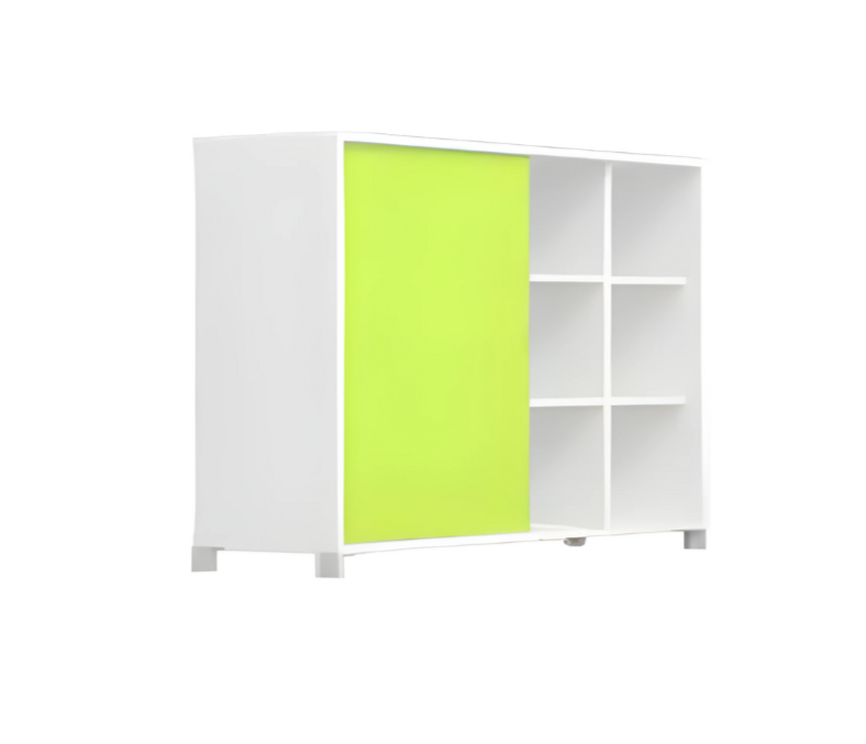 Designer white green filing cabinet wood luxury office furniture document cabinet