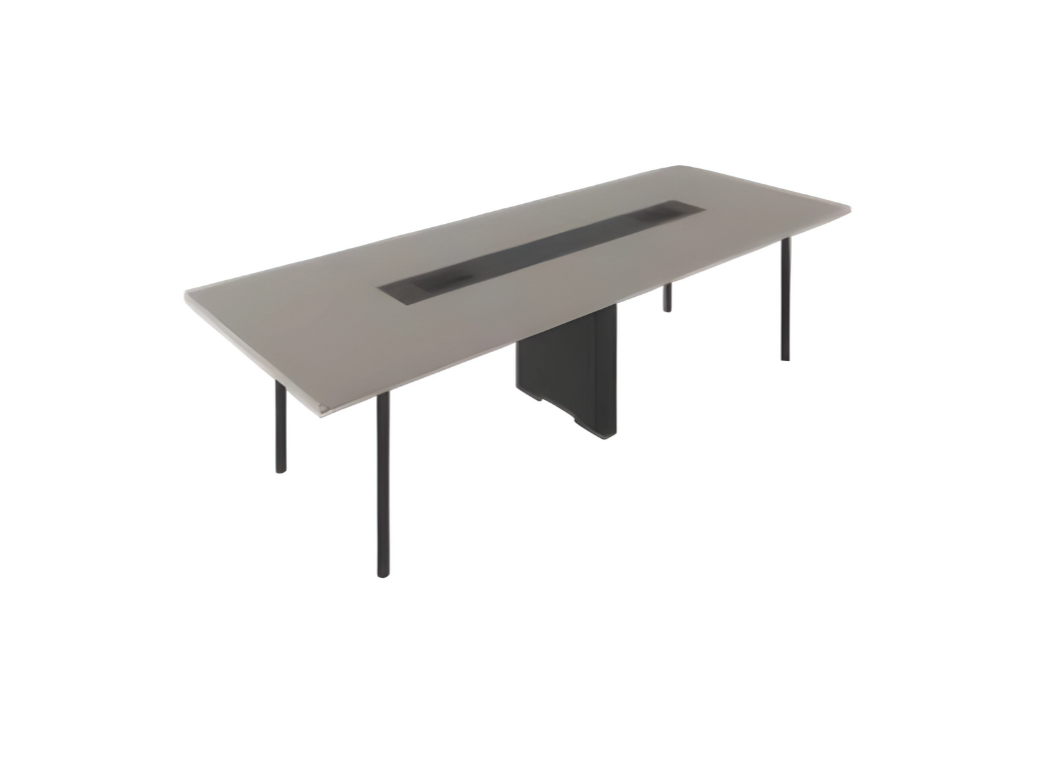 Stylish black gray conference table luxury office furniture conference table