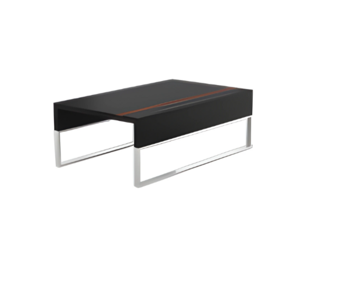 Stylish coffee table black office furniture wooden work environment coffee table