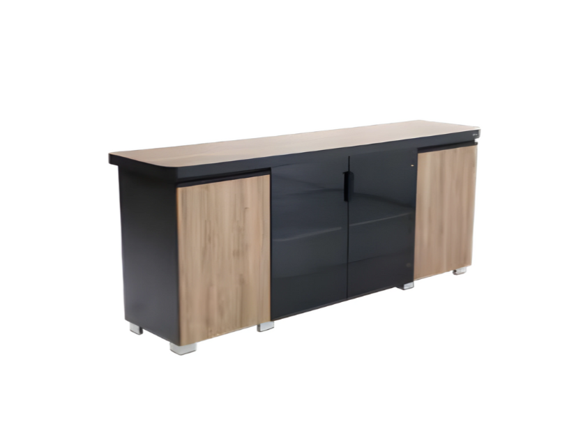 Stylish filing cabinet brown gray luxury furniture office wood work environment