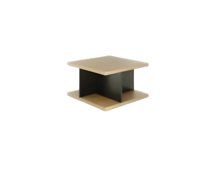 Modern Office Brown Black Wood Deluxe Office Coffee Table