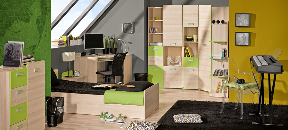 Living room wall unit, modular wall, cabinet wall, shelf, children\'s room, youth room, cabinet, office, NEW