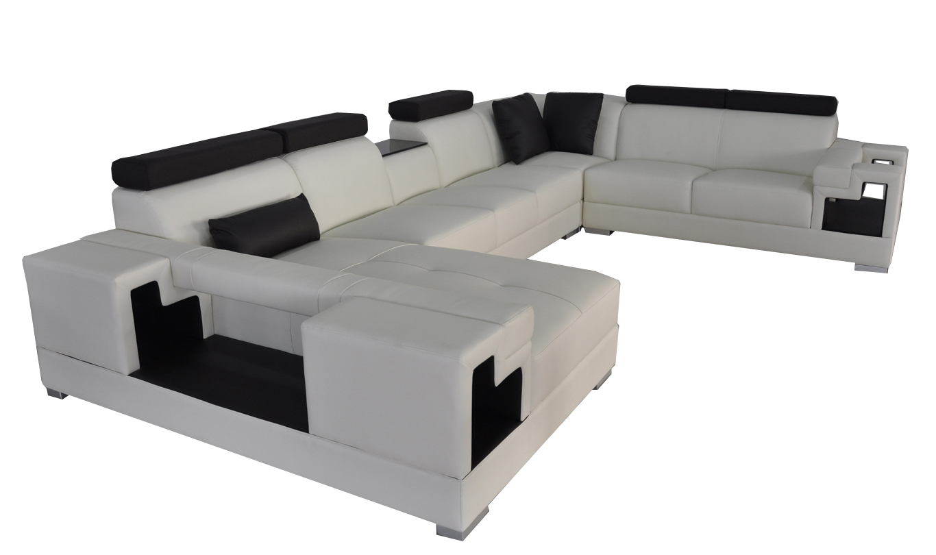 Leather sofa with USB corner sofa living area sofas couches set modern design