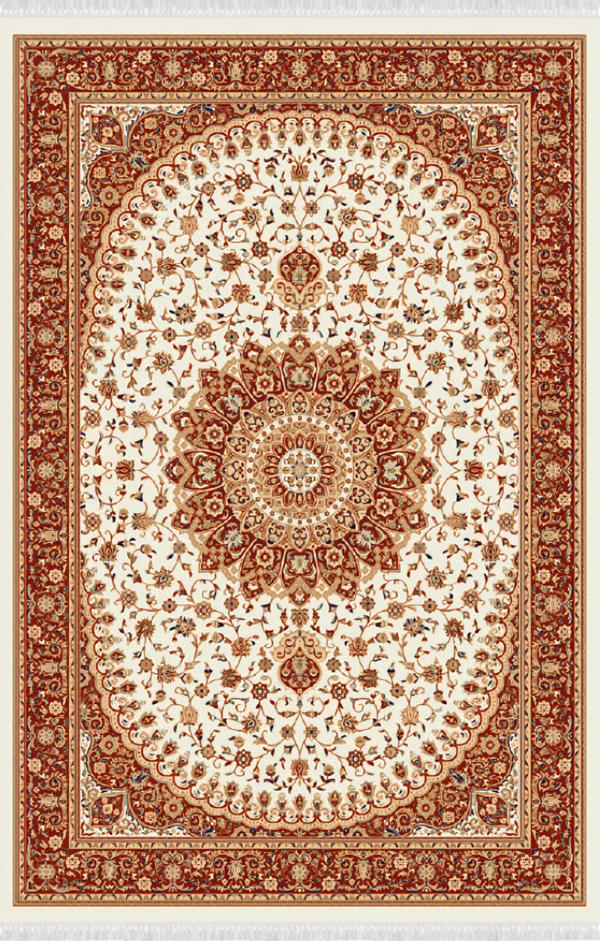 Oriental carpet rug border oriental design vintage short pile red 150x233