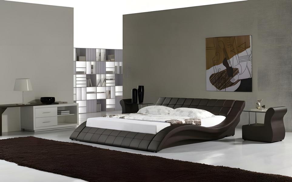 Bett Braun Bedroom JV Furniture Sleeping Area 180x200 Bedroom Faux Leather