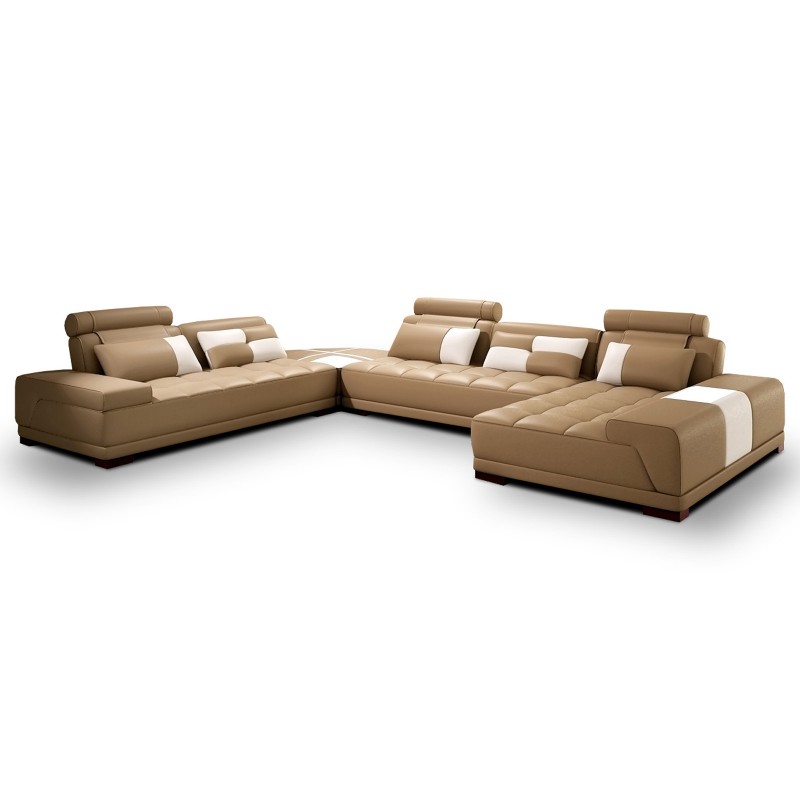 Sofa Couch Upholstery Set XXL Big Corner Sofas Living Area Corner Sofa New FloriaC