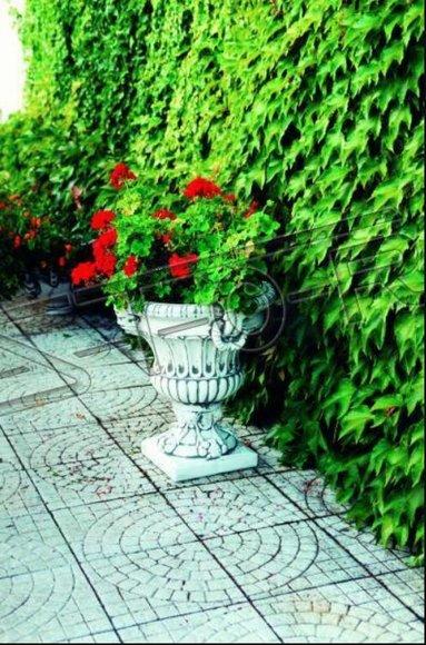 Design Flower Pot Top Planter Vessel Pots Figure Face Sculpture S104031