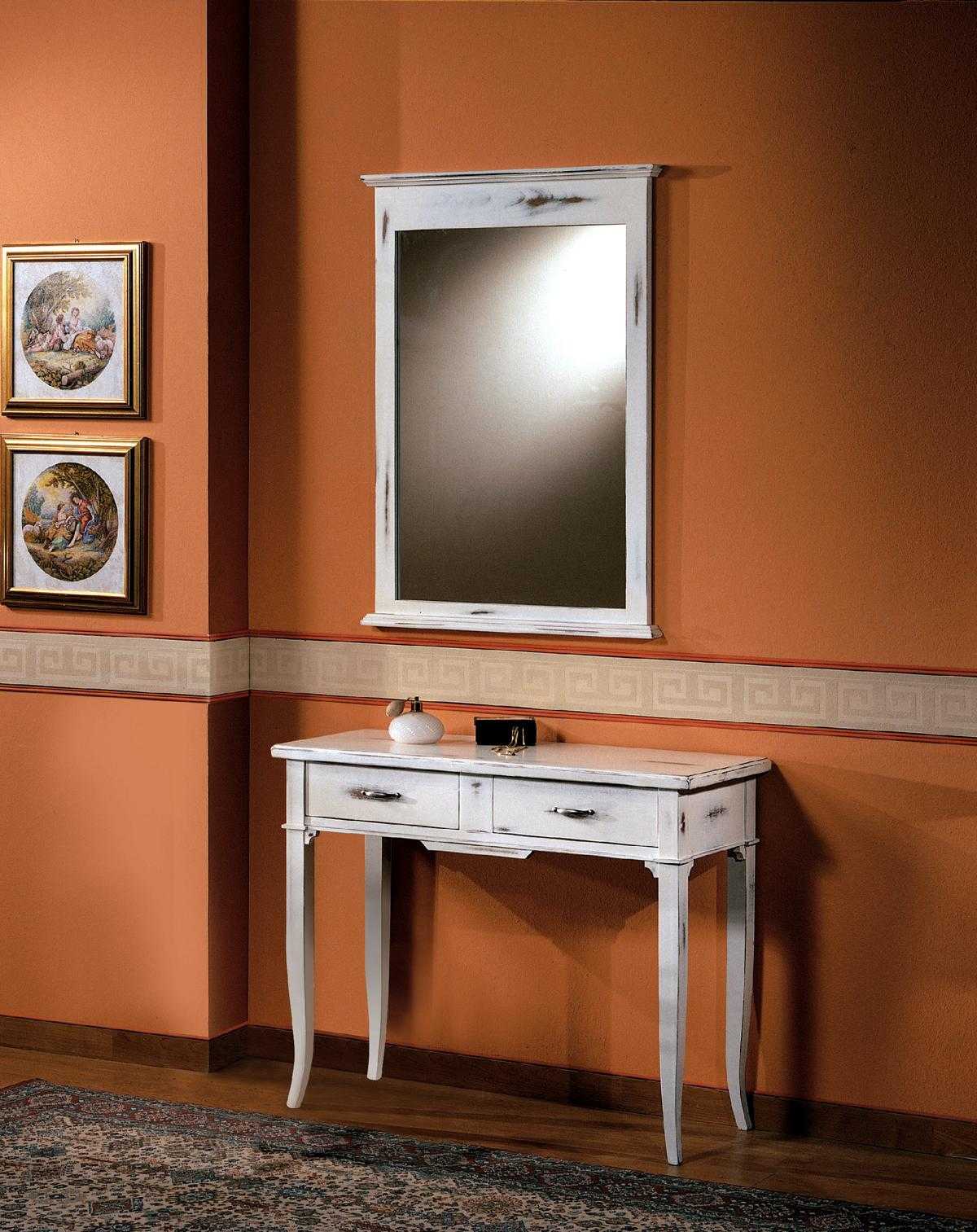 Tables Consoles Table Side Sleeping Room Wood Mirror + Console Table