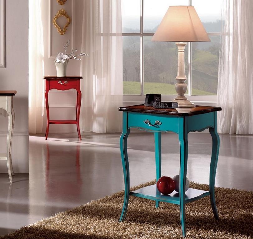 Consoles Bedside Table Bedroom Side Table Modern Furniture Azure Blue