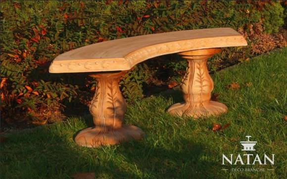 Bench Bench Furniture Terrace Garden Quiet Corner Concrete Bench Roman Style