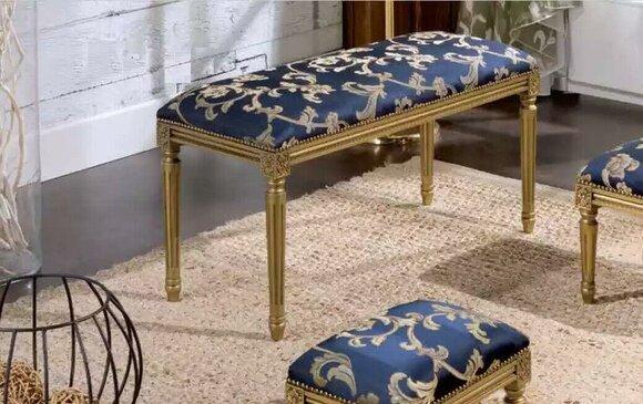 Bench Upholstered Bench Designer Bench Living Room Classic Furniture Bench