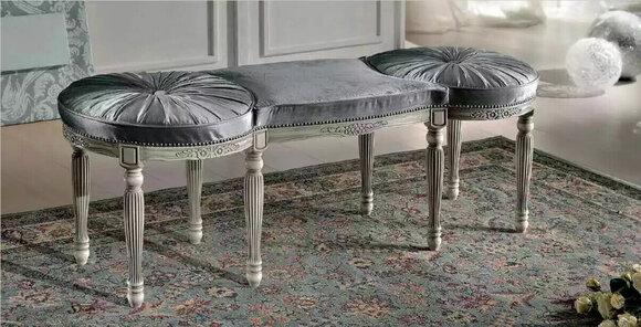 Classic gray bench design textile new upholstery fabric seating