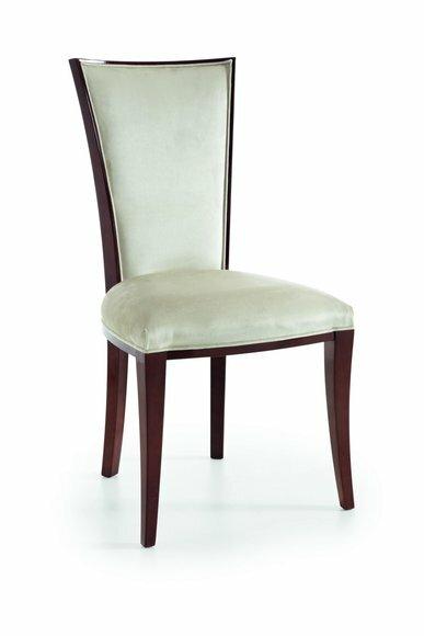 Designer chair armchair royal classic chairs upholstery lean seat wood New K4