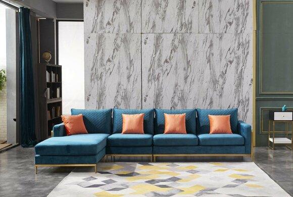 Living area corner sofa L shape armchair set modern sofa leather seat corner.